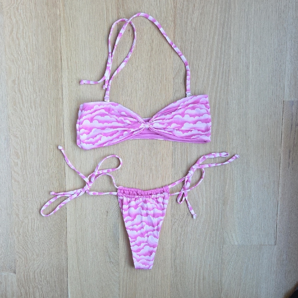 Pink Cloud Bikini Set